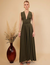 Robe multiposition olive Annabella