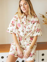 Off-white Marley floral romper