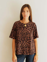 T-shirt léopard Rafael