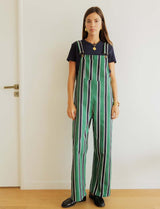 Roey navy & green overalls
