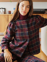 Plaid blouse Maxine