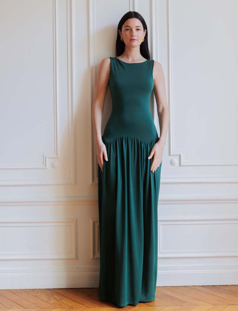 Robe verte Chloé