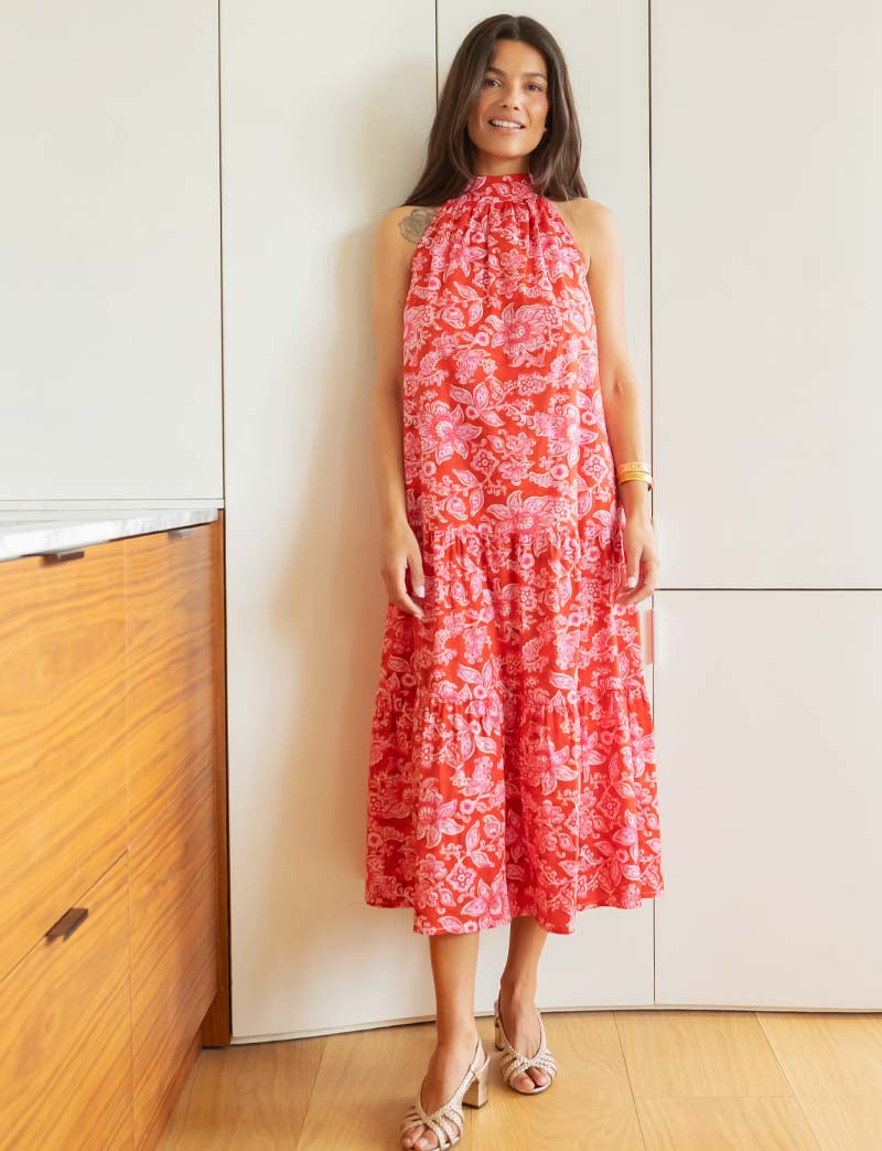 Red Sidy Robe
