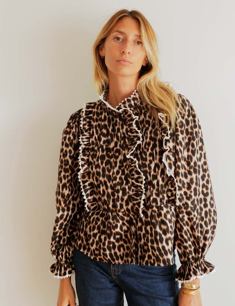 Blouse léopard Batisa