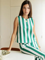 Green striped jeans Aldo