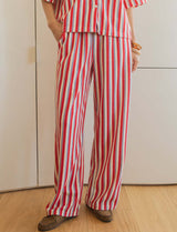 Red and Navy Ryo Pants