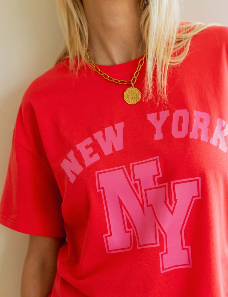 Red & Pink New York T-shirt