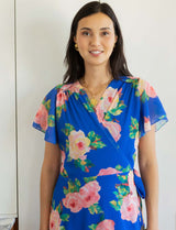 Royal floral robe Hasina