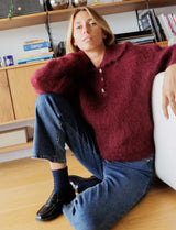 Pull bordeaux Elmer