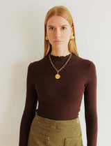Brown Gavriel top
