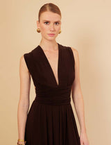 Annabella Brown Multiposition Dress