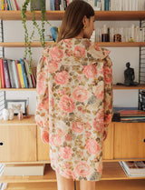 Robe écrue fleurie Mila
