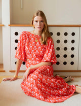 Coral skirt Luisa