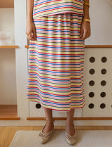 Multi-striped skirt 1 Yago
