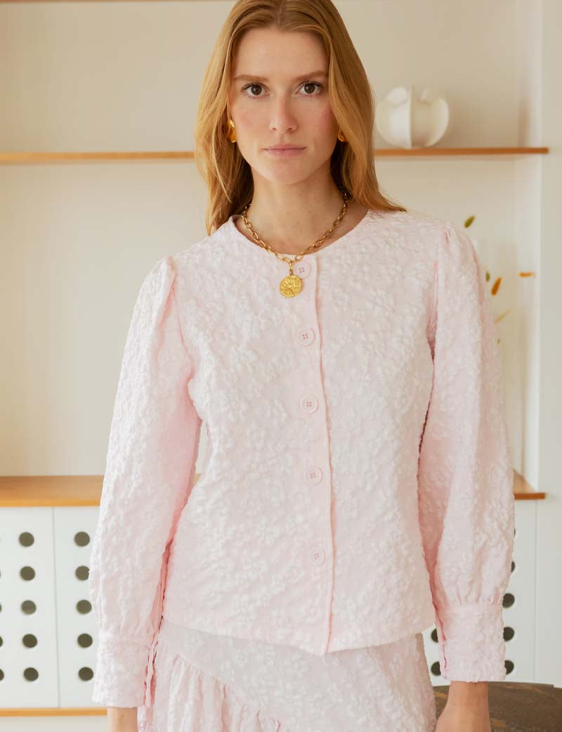 Pink blouse Inna
