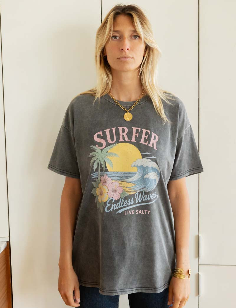 Gray Surfer T-shirt