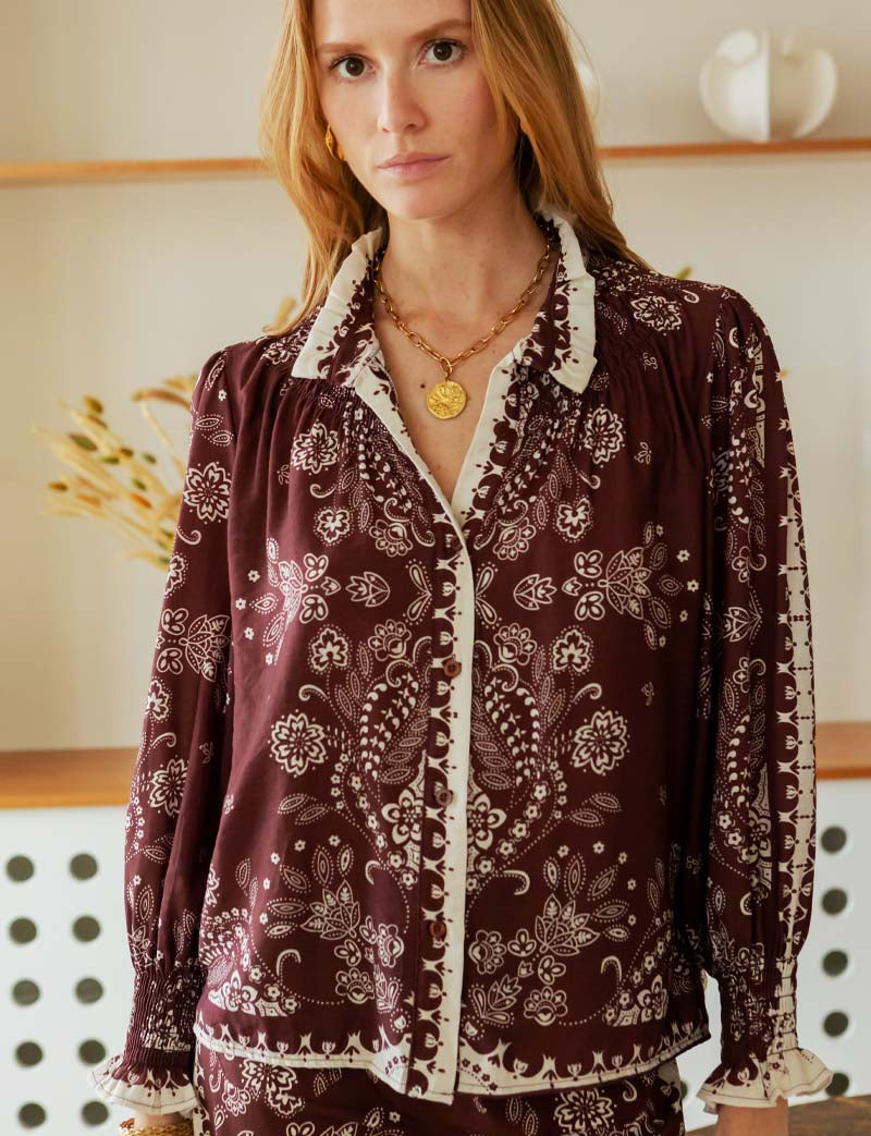 Chemise choco Leona