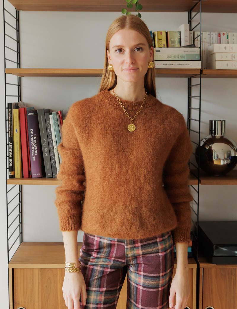 Edma rust sweater