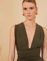 Robe multiposition olive Annabella