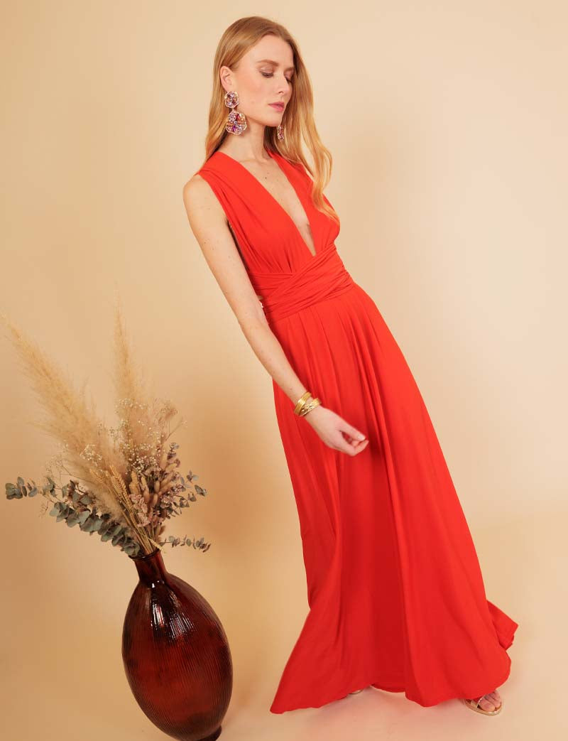 Robe multiposition sanguine Annabella