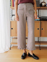 Zita checked trousers