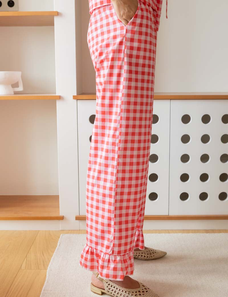 Red Gingham Pants Gasty