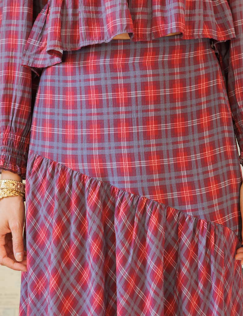 Marisol plaid skirt