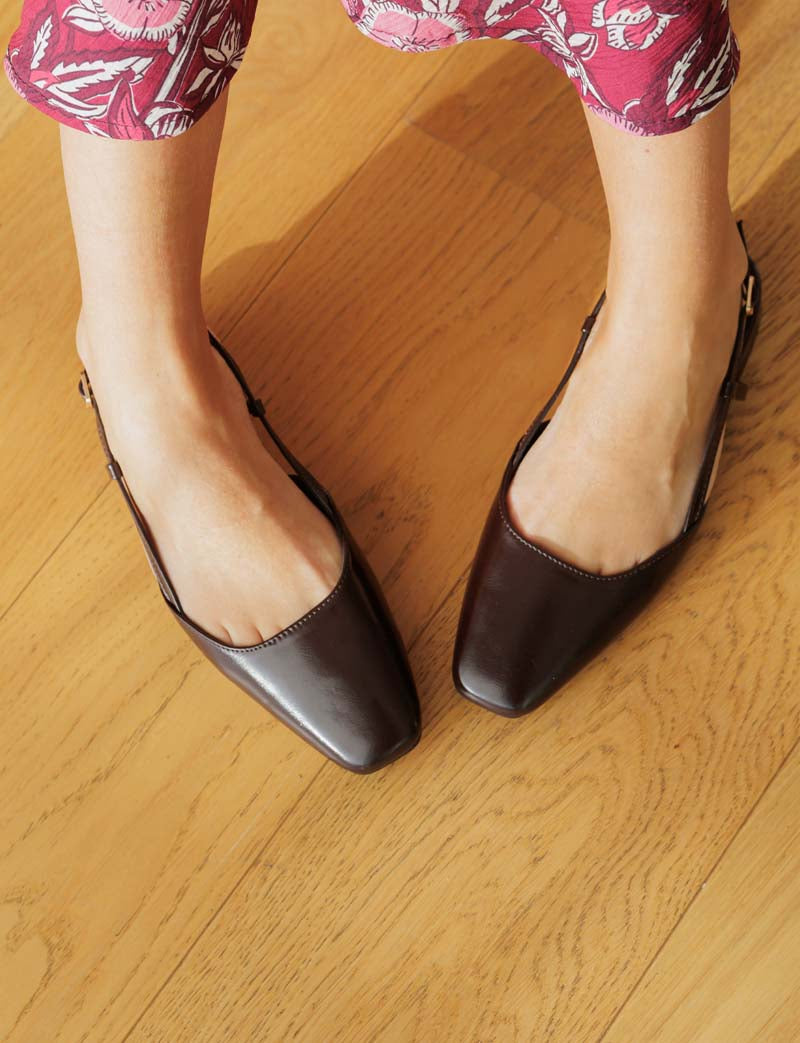 Brown ballet flats Lana
