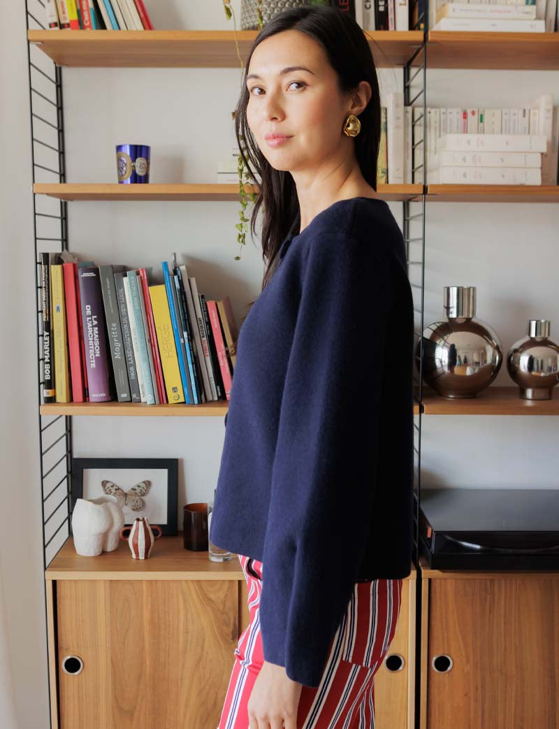 Navy cardigan Alky