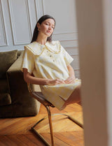 Robe vichy jaune Kivi