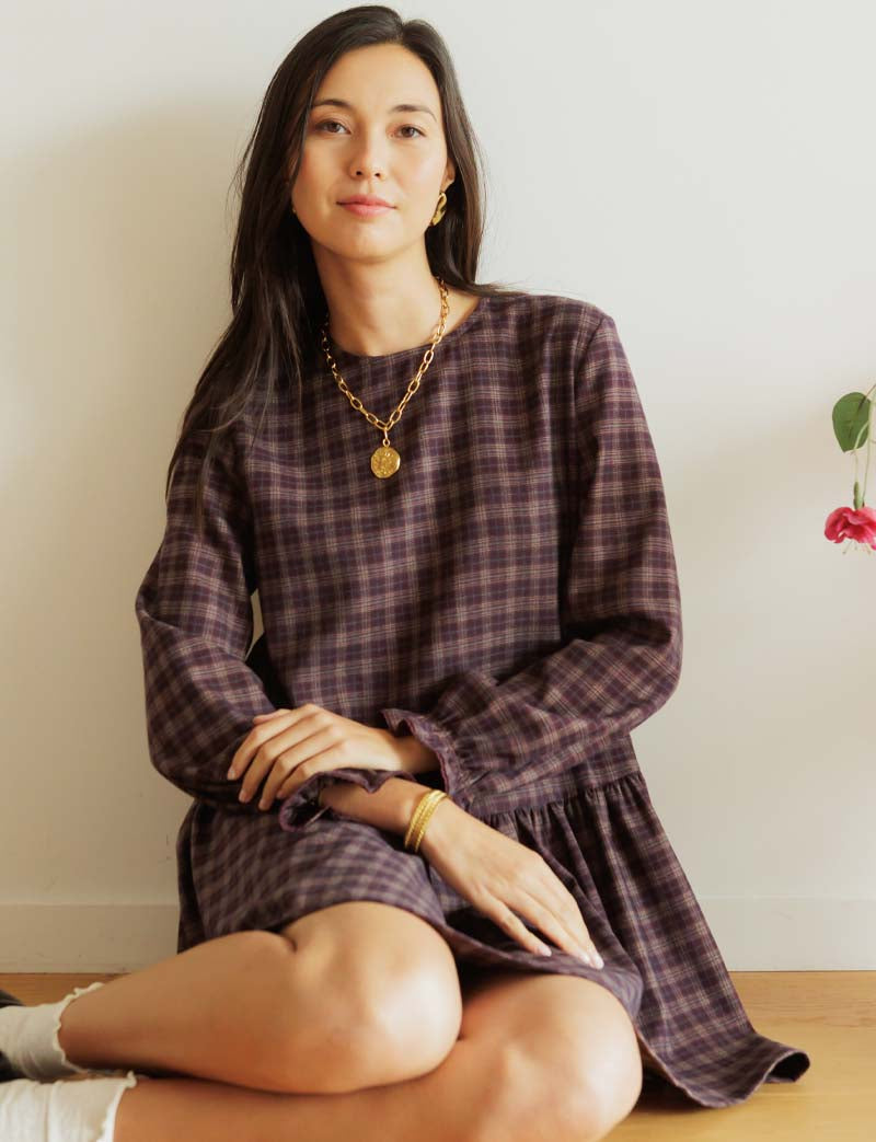 Robe à carreaux Adeline