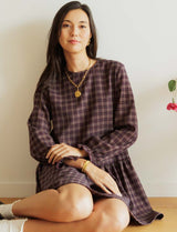 Robe à carreaux Adeline