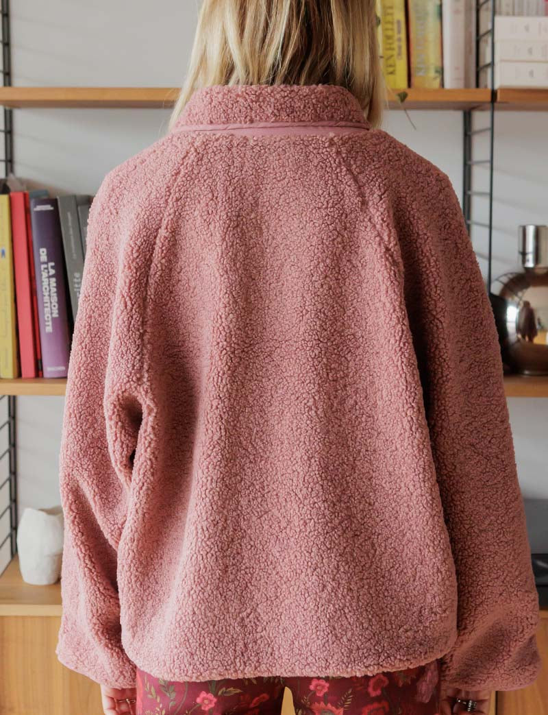 Chaqueta rosa viejo Leone