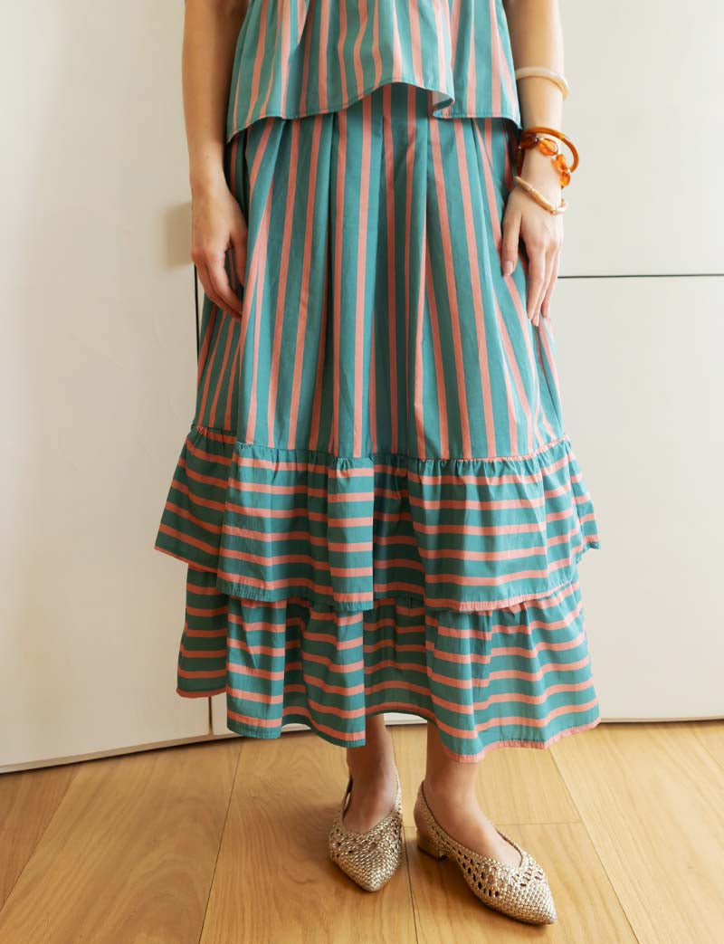 Jeanne Celadon Skirt