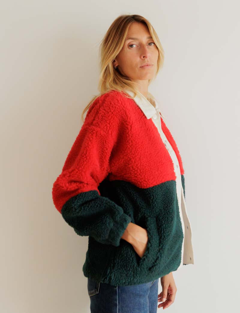 Red & green Clyde jacket