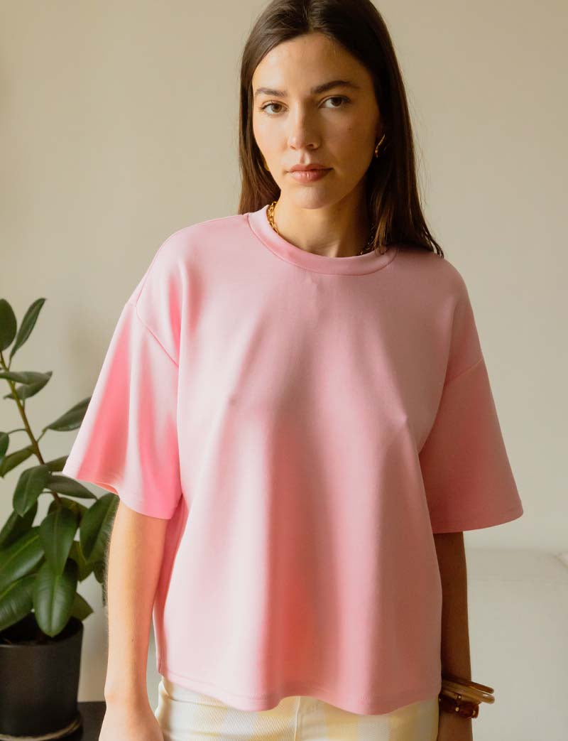 T-shirt rose Nolan