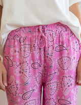 Pantalon rose bandana Vasco