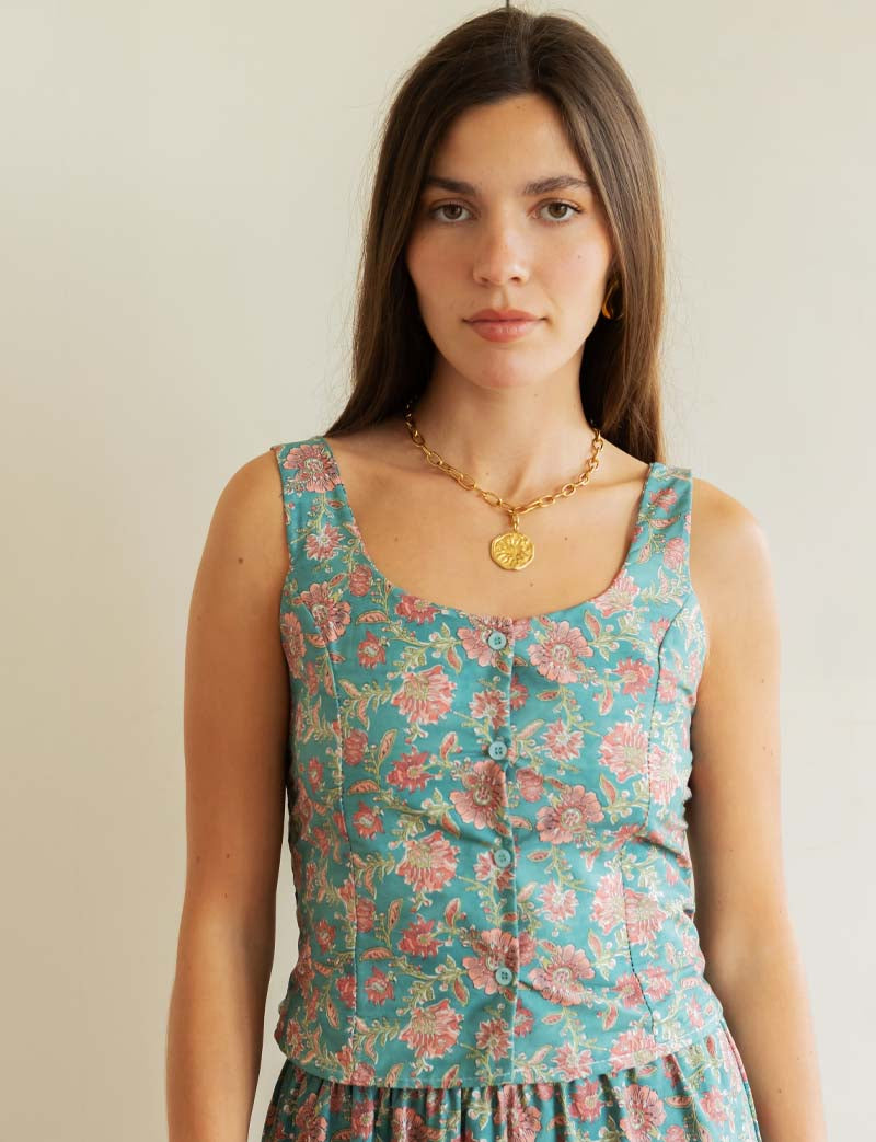 Top bleu June