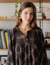 Black checkered dress Vivy