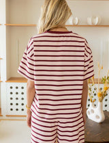 Pink & Bordeaux Conrad T-shirt