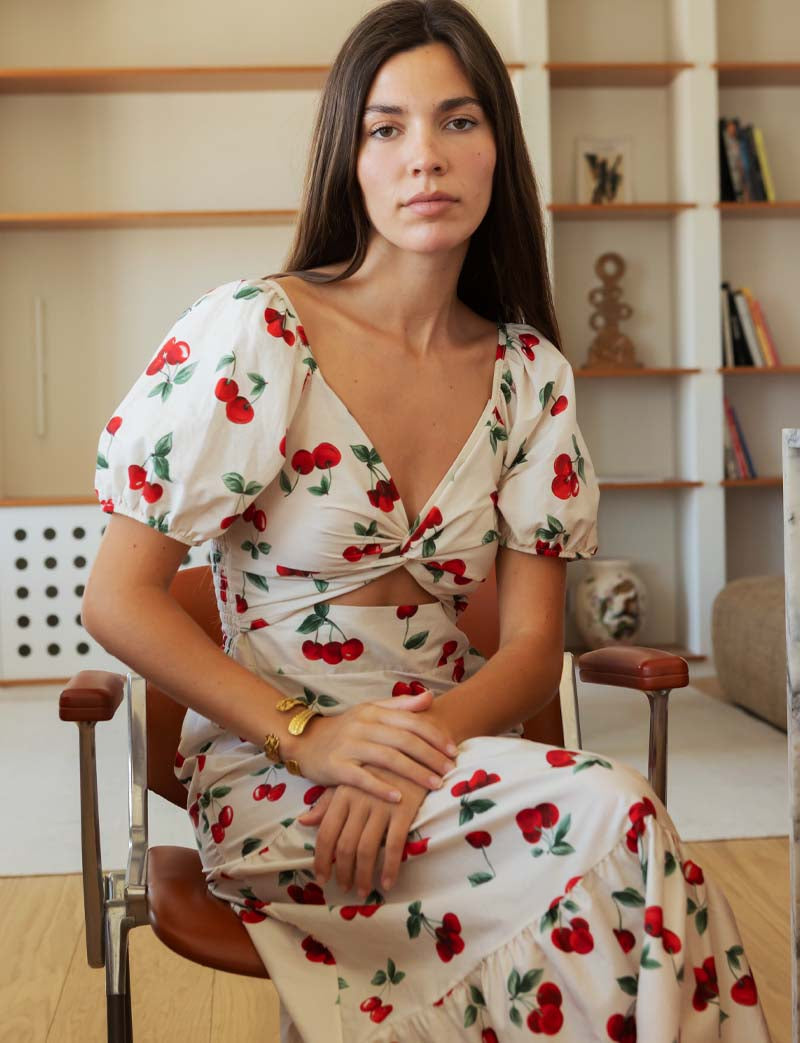 Robe cerises Estela