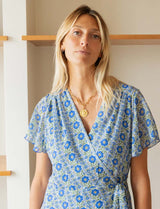 Blue floral Hasina dress