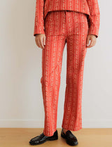 Aldo red floral jeans