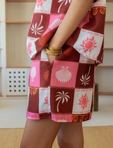 Conjunto terracota y rosa Ibiza