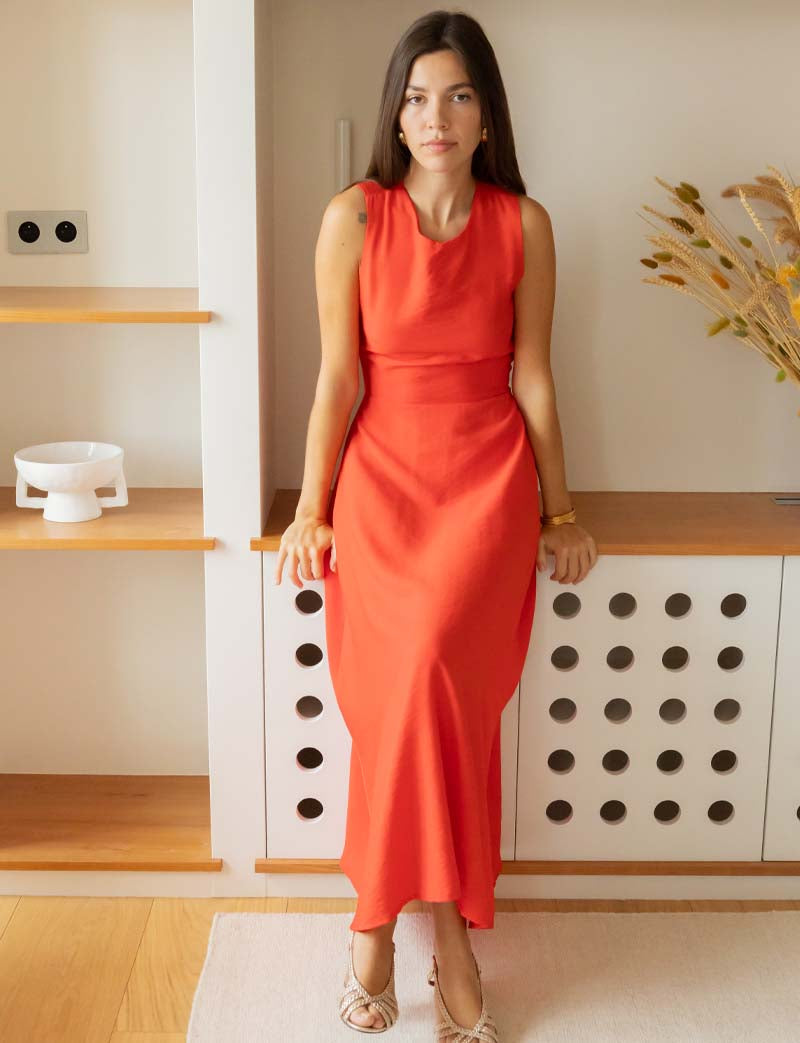 Robe corail Grafie