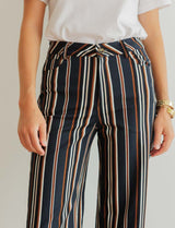 Renzo navy striped jeans