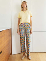 Striped Floral Jeans Jony