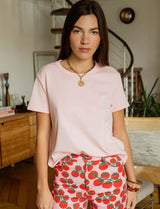 T-shirt rose Robb
