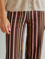 Renzo brown striped jeans