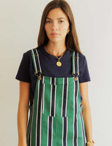 Roey navy & green overalls